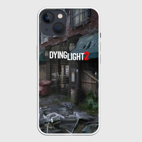 Чехол для iPhone 13 с принтом DyingLight2 в Тюмени,  |  | Тематика изображения на принте: baggie | dying light | game | good night good luck | survival horror | techland | the following | zombie | багги | зараженные | зомби | игры