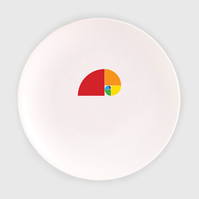 Тарелка с принтом Радуга Фибоначчи в Тюмени, фарфор | диаметр - 210 мм
диаметр для нанесения принта - 120 мм | золотое сечение | леонардо пизанский | математика | отношение | пропорция | улитка | фиббоначи | фибоначи | фибоначчи | числа