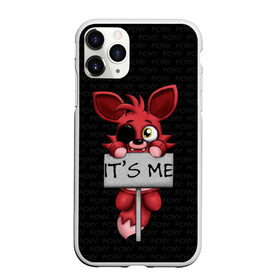 Чехол для iPhone 11 Pro матовый с принтом Foxy в Тюмени, Силикон |  | five nights at freddys | foxy | аниматроники | игра | компьютерная игра | робот | фокси | фредди | чика