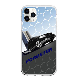 Чехол для iPhone 11 Pro Max матовый с принтом Subaru Forester SF5 в Тюмени, Силикон |  | auto | forester | jdm | sf5 | subaru | subaru forester | субару | форестер