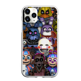 Чехол для iPhone 11 Pro матовый с принтом Five Nights At Freddys в Тюмени, Силикон |  | five nights at freddys | foxy | аниматроники | игра | компьютерная игра | робот | фокси | фредди | чика