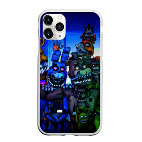 Чехол для iPhone 11 Pro матовый с принтом Five Nights At Freddys в Тюмени, Силикон |  | five nights at freddys | foxy | аниматроники | игра | компьютерная игра | робот | фокси | фредди | чика