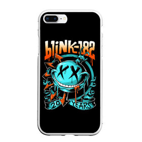 Чехол для iPhone 7Plus/8 Plus матовый с принтом Blink 182 в Тюмени, Силикон | Область печати: задняя сторона чехла, без боковых панелей | punk | группы | кролик | музыка | панк