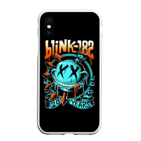 Чехол для iPhone XS Max матовый с принтом Blink 182 в Тюмени, Силикон | Область печати: задняя сторона чехла, без боковых панелей | punk | группы | кролик | музыка | панк