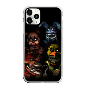 Чехол для iPhone 11 Pro матовый с принтом Five Nights At Freddys в Тюмени, Силикон |  | five nights at freddys | foxy | аниматроники | игра | компьютерная игра | робот | фокси | фредди | чика