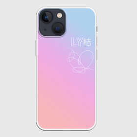 Чехол для iPhone 13 mini с принтом BTS LOVE YOURSELF в Тюмени,  |  | bangtan boys | bt21 | bts | bts army | bts stickers | j hope | jimin | jin | jungkook | k pop | rap monster | rapmon | suga | v | бтс | корея | стикеры bts