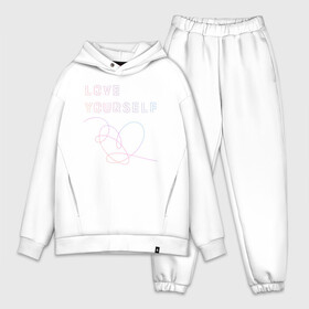 Мужской костюм хлопок OVERSIZE с принтом BTS LOVE YOURSELF в Тюмени,  |  | bangtan boys | bt21 | bts | bts army | bts stickers | j hope | jimin | jin | jungkook | k pop | rap monster | rapmon | suga | v | бтс | корея | стикеры bts