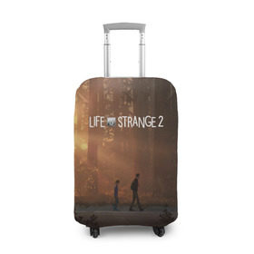 Чехол для чемодана 3D с принтом Life is Strange в Тюмени, 86% полиэфир, 14% спандекс | двустороннее нанесение принта, прорези для ручек и колес | caulfield | chloe price | game | kate marsh | life | life is strange | life is strange: before the storm | max | strange | две луны | игры | кейт марш | колфилд | макс | подростки | студенты