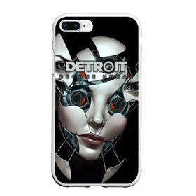 Чехол для iPhone 7Plus/8 Plus матовый с принтом Detroit become human в Тюмени, Силикон | Область печати: задняя сторона чехла, без боковых панелей | 2038 | become | connor | dbh | human | kara | андроид | девиант | детройт | кара | квест | коннор | маркус