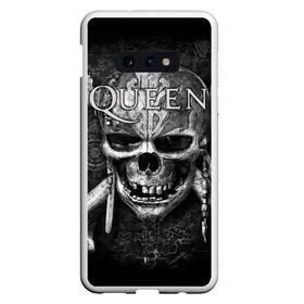 Чехол для Samsung S10E с принтом Queen в Тюмени, Силикон | Область печати: задняя сторона чехла, без боковых панелей | queen | брайан мэи | британская | группа | джон дикон | королева | роджер тейлор | рок | фредди меркьюри