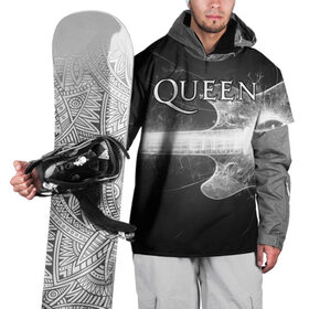 Накидка на куртку 3D с принтом Queen в Тюмени, 100% полиэстер |  | queen | брайан мэи | британская | группа | джон дикон | королева | роджер тейлор | рок | фредди меркьюри