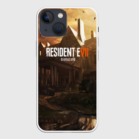 Чехол для iPhone 13 mini с принтом RESIDENT EVIL 7 в Тюмени,  |  | Тематика изображения на принте: biohazard | biohazard 7 | crocodile | fang | game | hand | monster | new umbrella | resident evil | resident evil 7 | umbrella | umbrella corp | umbrella corporation | zombie