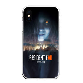 Чехол для iPhone XS Max матовый с принтом Resident Evil 7 в Тюмени, Силикон | Область печати: задняя сторона чехла, без боковых панелей | biohazard | biohazard 7 | crocodile | fang | game | hand | monster | new umbrella | resident evil | resident evil 7 | umbrella | umbrella corp | umbrella corporation | zombie