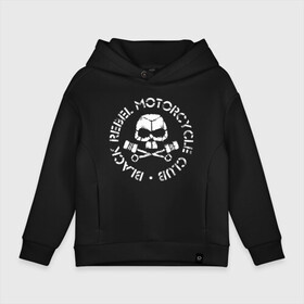 Детское худи Oversize хлопок с принтом Black Rebel Motorcycle Club в Тюмени, френч-терри — 70% хлопок, 30% полиэстер. Мягкий теплый начес внутри —100% хлопок | боковые карманы, эластичные манжеты и нижняя кромка, капюшон на магнитной кнопке | black rebel motorcycle club | brmc | rock | группы | инди | музыка | рок | рок н ролл