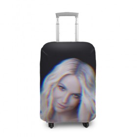 Чехол для чемодана 3D с принтом Britney Glitch в Тюмени, 86% полиэфир, 14% спандекс | двустороннее нанесение принта, прорези для ручек и колес | britney | britneyspears | glitch | icon | jean | pop | princess | spears | usa | бритни | бритниспирс | глич | джин | поп | работа | спирс | сша
