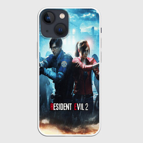 Чехол для iPhone 13 mini с принтом RESIDENT EVIL2 в Тюмени,  |  | Тематика изображения на принте: biohazard | biohazard 7 | crocodile | fang | game | hand | monster | new umbrella | resident evil | resident evil 7 | umbrella | umbrella corp | umbrella corporation | zombie