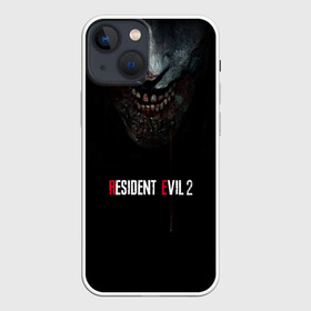 Чехол для iPhone 13 mini с принтом Resident Evil 2 в Тюмени,  |  | Тематика изображения на принте: biohazard | biohazard 7 | crocodile | fang | game | hand | monster | new umbrella | resident evil | resident evil 7 | umbrella | umbrella corp | umbrella corporation | zombie