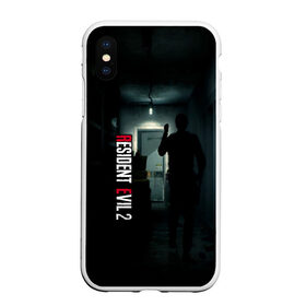 Чехол для iPhone XS Max матовый с принтом Resident Evil 2 в Тюмени, Силикон | Область печати: задняя сторона чехла, без боковых панелей | biohazard | biohazard 7 | crocodile | fang | game | hand | monster | new umbrella | resident evil | resident evil 7 | umbrella | umbrella corp | umbrella corporation | zombie