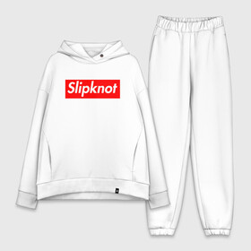 Женский костюм хлопок Oversize с принтом Slipknot (supreme style) в Тюмени,  |  | streetwear | комбинезоны | маски | ню метал | петля | плашка | стритстайл | удавка | уличный