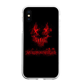 Чехол для iPhone XS Max матовый с принтом Mushroomhead в Тюмени, Силикон | Область печати: задняя сторона чехла, без боковых панелей | ac dc | disturbed | linkin park | lp | metal | metallica | mushroomhead | music | pop | rap | rock | slipknot | song | метал | музыка | рок