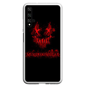 Чехол для Honor 20 с принтом Mushroomhead в Тюмени, Силикон | Область печати: задняя сторона чехла, без боковых панелей | ac dc | disturbed | linkin park | lp | metal | metallica | mushroomhead | music | pop | rap | rock | slipknot | song | метал | музыка | рок