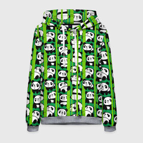 Мужская толстовка 3D с принтом Медведи панда в Тюмени, 100% полиэстер | двухслойный капюшон со шнурком для регулировки, мягкие манжеты на рукавах и по низу толстовки, спереди карман-кенгуру с мягким внутренним слоем. | Тематика изображения на принте: animals | bamboo | bears | branches | funny | panda | trees | аниме | бамбук | весёлые | ветки | графика | деревья | животные | зелёный | искусство | картинка | красивый | крутой | малыши | медведи | мода | модный | молодёжная