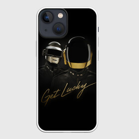 Чехол для iPhone 13 mini с принтом Daft Punk в Тюмени,  |  | daft punk | electronic | house | human | music | robot | дафт панк | музыка | синти поп | хаус | электроника