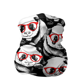 Бандана-труба 3D с принтом Панды в красных очках в Тюмени, 100% полиэстер, ткань с особыми свойствами — Activecool | плотность 150‒180 г/м2; хорошо тянется, но сохраняет форму | animals | bears | funny | head | muzzl | pandas | red | весёлые | взгляд | голова | графика | животные | искусство | картинка | красивый | красные | крутой | медведи | мода | модный | молодёжная | очки | панды | рисунок