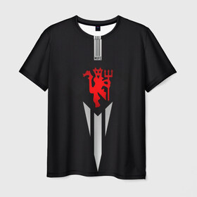 Мужская футболка 3D с принтом MUFC в Тюмени, 100% полиэфир | прямой крой, круглый вырез горловины, длина до линии бедер | de gea | fellaini | lukaku | manchester | manchester united | mufc | rooney | де хеа | лукаку | манчестер | манчестер юнайтед | феллайни | футбол
