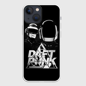 Чехол для iPhone 13 mini с принтом Daft Punk в Тюмени,  |  | daft punk | electronic | house | human | music | robot | дафт панк | музыка | синти поп | хаус | электроника