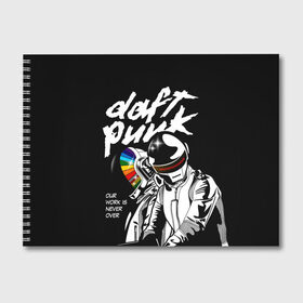 Альбом для рисования с принтом Daft Punk в Тюмени, 100% бумага
 | матовая бумага, плотность 200 мг. | daft punk | electronic | house | human | music | robot | дафт панк | музыка | синти поп | хаус | электроника