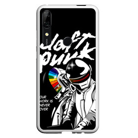 Чехол для Honor P Smart Z с принтом Daft Punk в Тюмени, Силикон | Область печати: задняя сторона чехла, без боковых панелей | daft punk | electronic | house | human | music | robot | дафт панк | музыка | синти поп | хаус | электроника