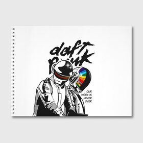 Альбом для рисования с принтом Daft Punk в Тюмени, 100% бумага
 | матовая бумага, плотность 200 мг. | daft punk | electronic | house | human | music | robot | дафт панк | музыка | синти поп | хаус | электроника