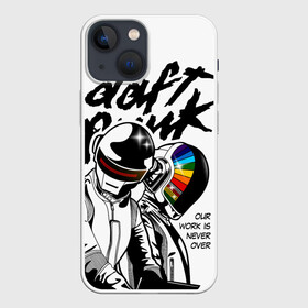 Чехол для iPhone 13 mini с принтом Daft Punk в Тюмени,  |  | daft punk | electronic | house | human | music | robot | дафт панк | музыка | синти поп | хаус | электроника