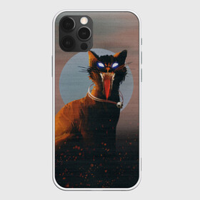 Чехол для iPhone 12 Pro с принтом Орущий кот в Тюмени, силикон | область печати: задняя сторона чехла, без боковых панелей | big | арт | крупные арты | крупные принты | сумасшедшие арты