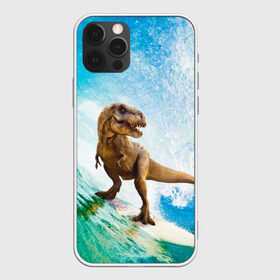 Чехол для iPhone 12 Pro Max с принтом Серфер Юрского Периода в Тюмени, Силикон |  | dinosaur | t rex | вода | грозовой | динозавр | динозавр ти рекс | динозавры | море | новинка | отдых | отпуск | прикол | путешествие | серфер | серфинг | серфингист | спорт | ти рекс | тиранозавр | юмор