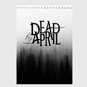 Скетчбук с принтом Dead by April в Тюмени, 100% бумага
 | 48 листов, плотность листов — 100 г/м2, плотность картонной обложки — 250 г/м2. Листы скреплены сверху удобной пружинной спиралью | Тематика изображения на принте: dead by april | metal | rock | группы | метал | музыка | рок