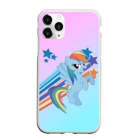 Чехол для iPhone 11 Pro матовый с принтом Rainbow Dash в Тюмени, Силикон |  | cute | mlp | pony | млп | пони | рейнбоу дэш