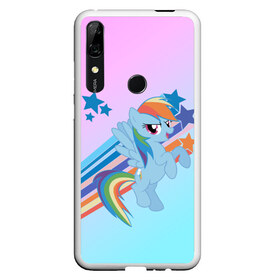 Чехол для Honor P Smart Z с принтом Rainbow Dash в Тюмени, Силикон | Область печати: задняя сторона чехла, без боковых панелей | cute | mlp | pony | млп | пони | рейнбоу дэш