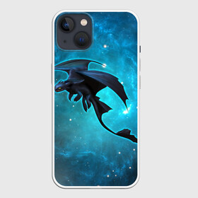 Чехол для iPhone 13 с принтом Night Fury в Тюмени,  |  | how to train your dragon | night fury | беззубик | дракон | как приручить дракона | ночная фурия