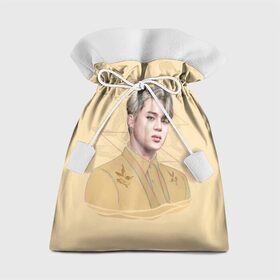 Подарочный 3D мешок с принтом Park Jimin в Тюмени, 100% полиэстер | Размер: 29*39 см | Тематика изображения на принте: bts | k pop | korean | music | park jimin | бтс | гуси | гусси | гучи | гуччи | кей поп | коллаб | корея | парк джимин