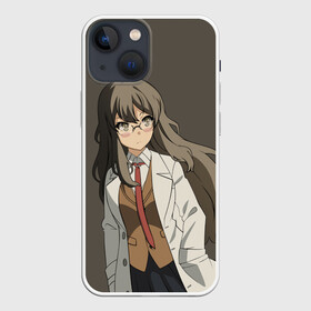 Чехол для iPhone 13 mini с принтом Rascal Does Not Dream | Рио Футаба в Тюмени,  |  | anime | rascal does not dream of bunny girl senpai | seishun buta yarou wa bunny girl senpai | аниме | сакурадзима май | сакута | этот глупый свин не понимает мечту девочки зайки