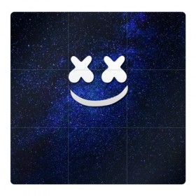 Магнитный плакат 3Х3 с принтом Marshmello Cosmos в Тюмени, Полимерный материал с магнитным слоем | 9 деталей размером 9*9 см | marshmello | диджей | звезды | клуб | клубная музыка | космос | маршмеллоу | маршмэлло | маршмэллоу | музыка | небо | ночь | электронная