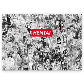 Поздравительная открытка с принтом Японская анимация в Тюмени, 100% бумага | плотность бумаги 280 г/м2, матовая, на обратной стороне линовка и место для марки
 | Тематика изображения на принте: ahegao | anime | kodome | manga | senpai | аниме | анимэ | ахегао | кодоме | манга | меха | сенпай | юри | яой