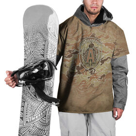 Накидка на куртку 3D с принтом Альфа в Тюмени, 100% полиэстер |  | Тематика изображения на принте: альфа | антитеррор | спецназ