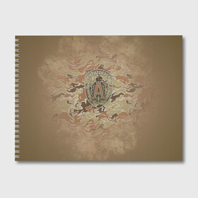 Альбом для рисования с принтом Альфа в Тюмени, 100% бумага
 | матовая бумага, плотность 200 мг. | Тематика изображения на принте: альфа | антитеррор | спецназ