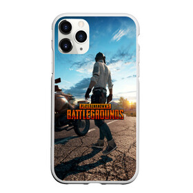 Чехол для iPhone 11 Pro матовый с принтом PlayerUnknowns Battlegrounds в Тюмени, Силикон |  | action | battlegrounds | chiken | game | online | playerunknown’s | pubg | игры | камуфляж | курица | наемники | огонь | пабг | пубг | сковорода | солдаты | шутер