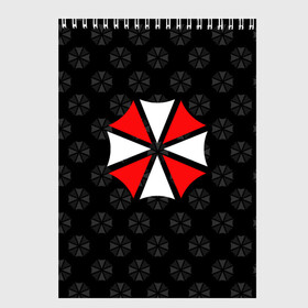 Скетчбук с принтом UMBRELLA CORP в Тюмени, 100% бумага
 | 48 листов, плотность листов — 100 г/м2, плотность картонной обложки — 250 г/м2. Листы скреплены сверху удобной пружинной спиралью | ada wong | biohazard | leon | nemesis | project resistance | raccoon city | re | re3 | resident evil | resident evil 3 | rpd | stars | umbrella | ада вонг | амбрелла | немезис | ужасы