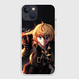 Чехол для iPhone 13 с принтом Youjo Senki в Тюмени,  |  | anime | manga | tanya | the military chronicles of a little girl | the saga of tanya the evil | youjo senki | аниме | военная хроника маленькой девочки | манга | таня фон дегручав