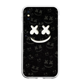 Чехол для iPhone XS Max матовый с принтом Marshmello Cosmos в Тюмени, Силикон | Область печати: задняя сторона чехла, без боковых панелей | marshmello | диджей | звезды | клуб | клубная музыка | космос | маршмеллоу | маршмэлло | маршмэллоу | музыка | небо | ночь | электронная
